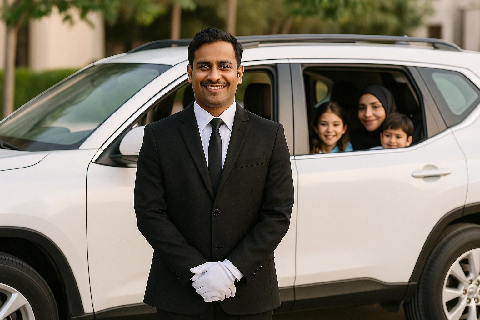 Private drivers - professional licensed chauffeurs for safe family transportation in Kuwait